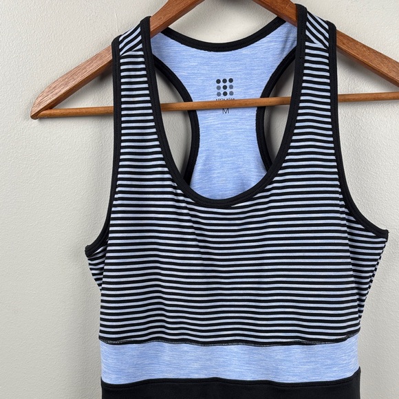 Title Nine blue and black sports dress medium w shelf bra Athleisure pickleball - Picture 7 of 12